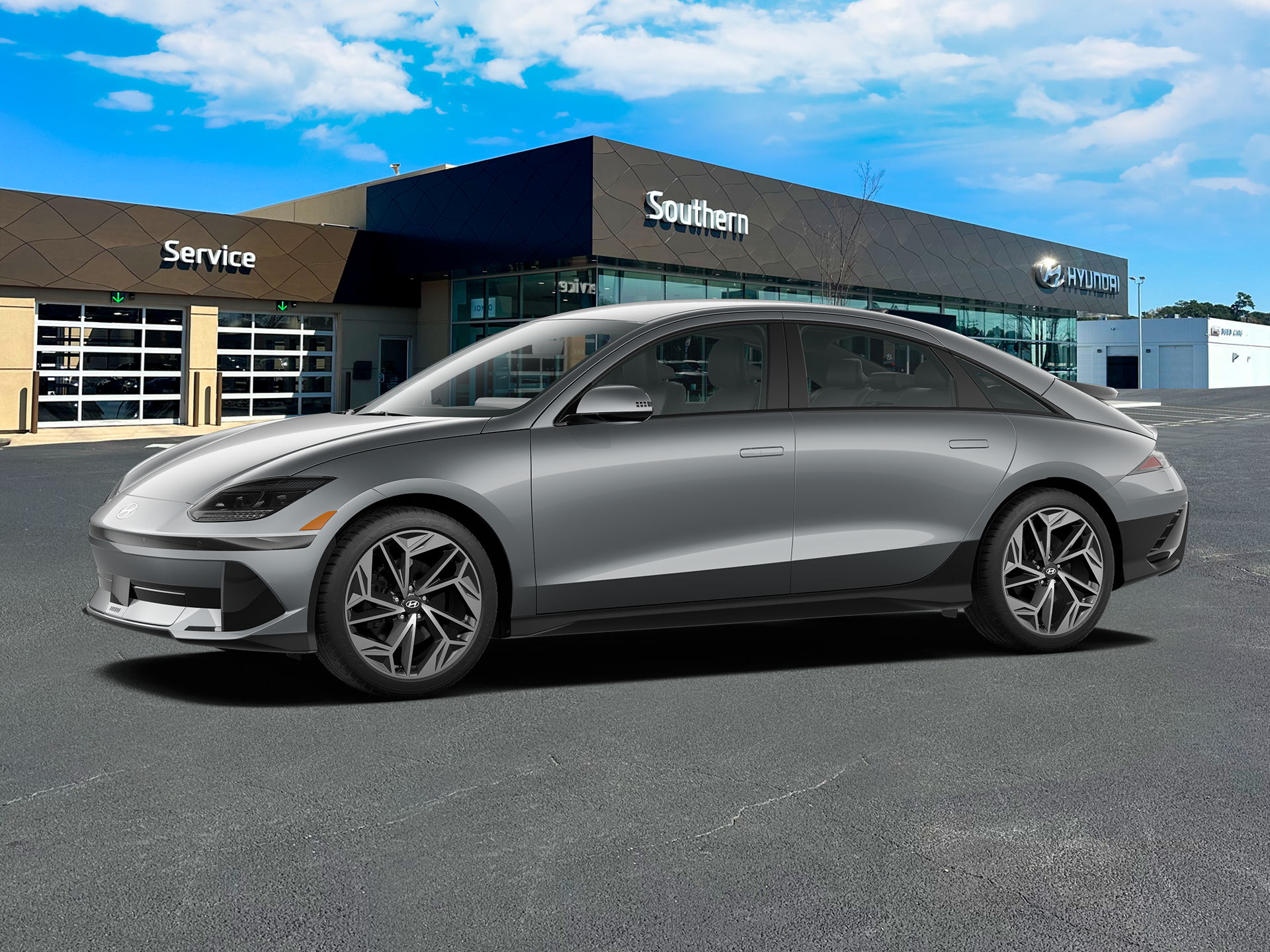 New 2024 Silver Hyundai SEL image 3