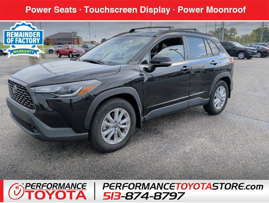 Used 2023 Jet Black Toyota LE image 1