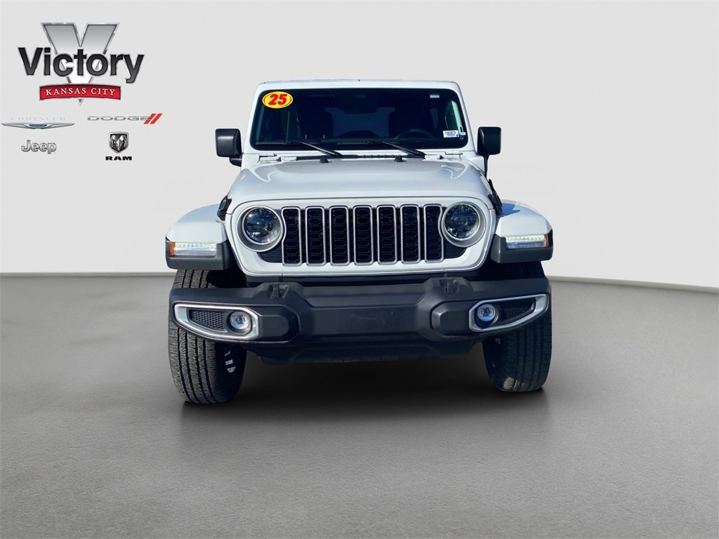 Used 2025 Jeep Wrangler 4xe Sahara 4XE with VIN 1C4RJXP66SW583679 for sale in Kansas City