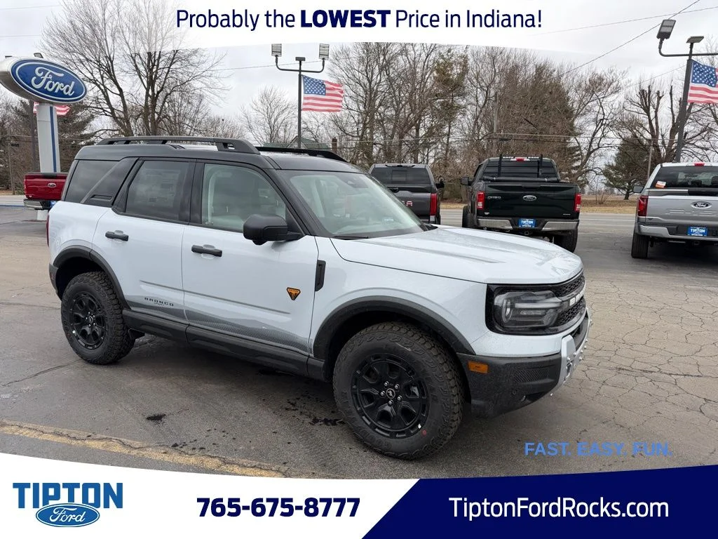 New 2026 Space White Metallic Ford Badlands® image 10