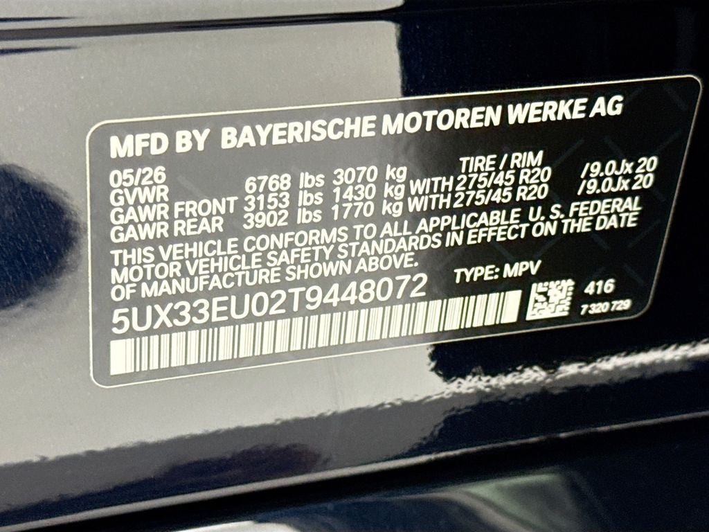 New 2026 Carbon Black Metallic BMW M60i image 34