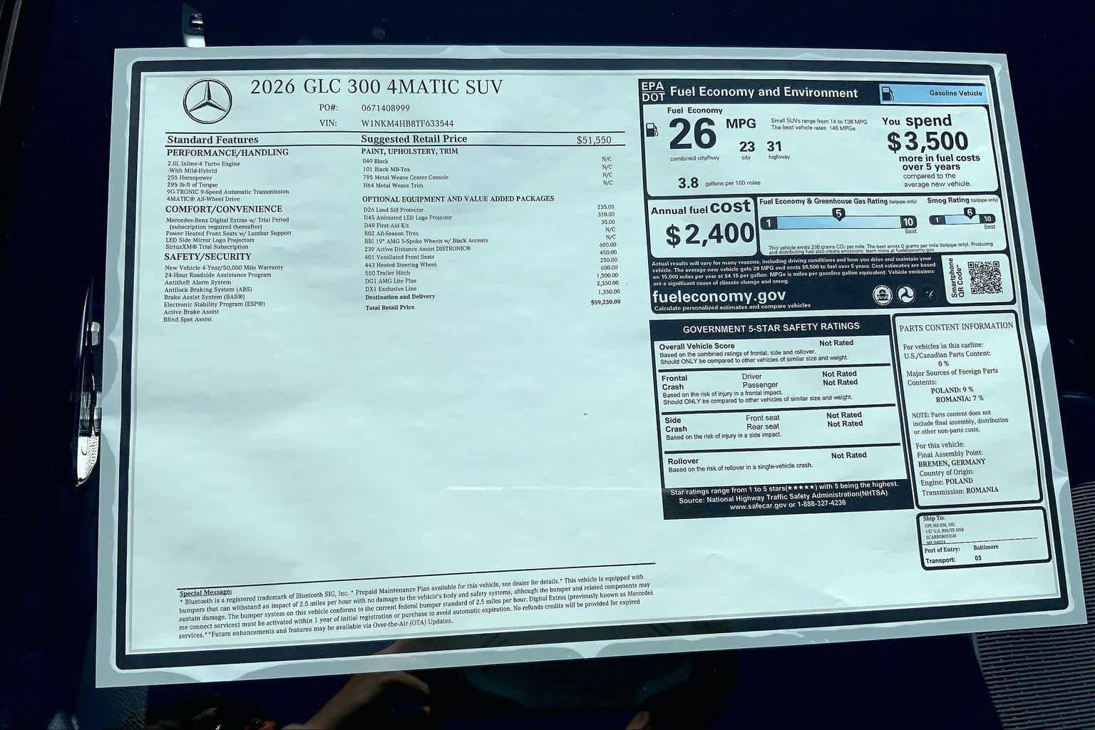 New 2026 Black Mercedes-Benz GLC 300 image 26
