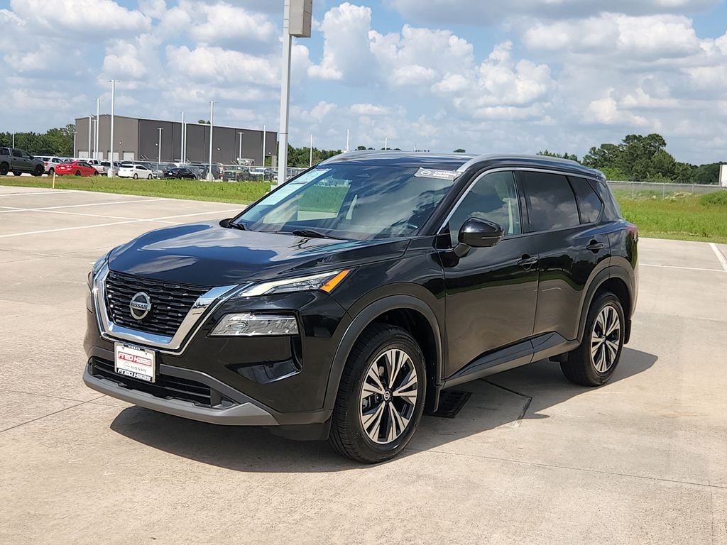 Certified Used 2021 Black Nissan SV image 2