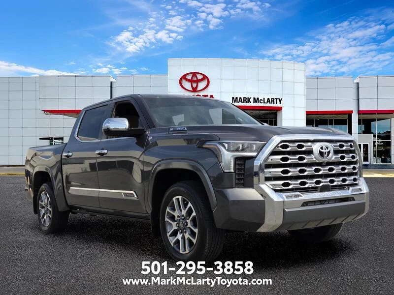 Used 2025 Magnetic Gray Metallic TOYOTA 1794 EDITION HYBRID CREWMAX 5.5