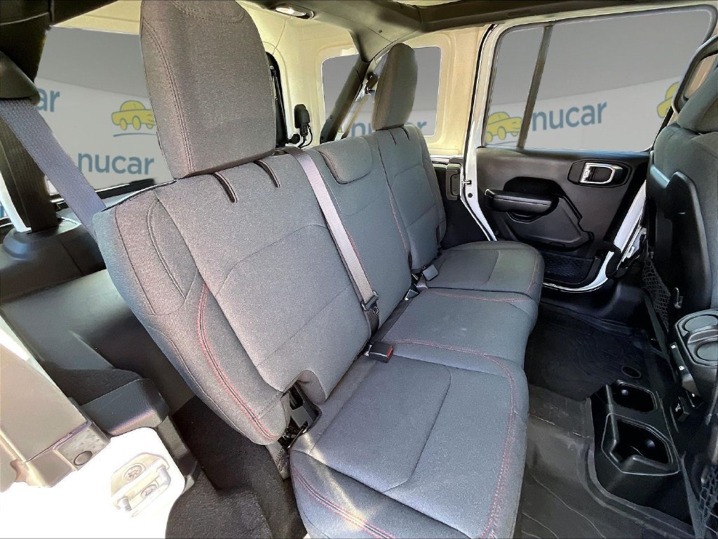 Used 2024 Bright White Clearcoat Jeep Rubicon image 15