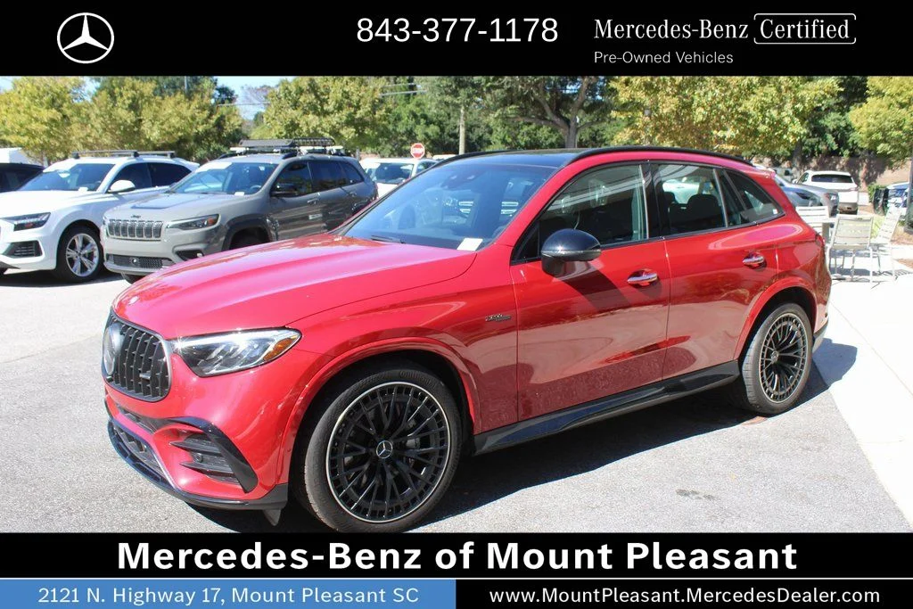 Certified Used 2025 MANUFAKTUR Patagonia Red Metallic Mercedes-AMG GLC 43 AMG® image 15