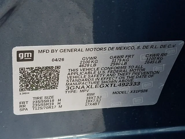 New 2026 Blue Chevrolet RS image 20