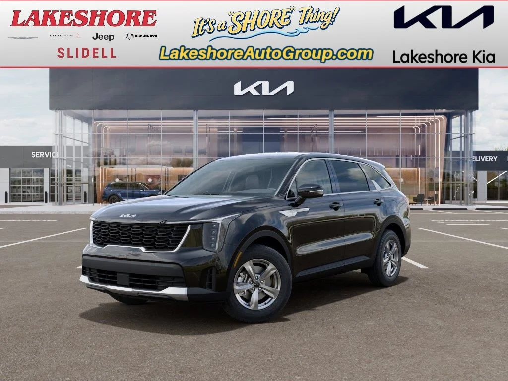 New 2026 Ebony Black Kia LX image 1