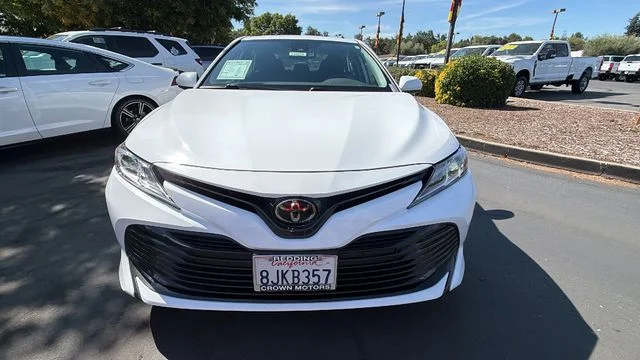 Used 2019 White Toyota LE image 8