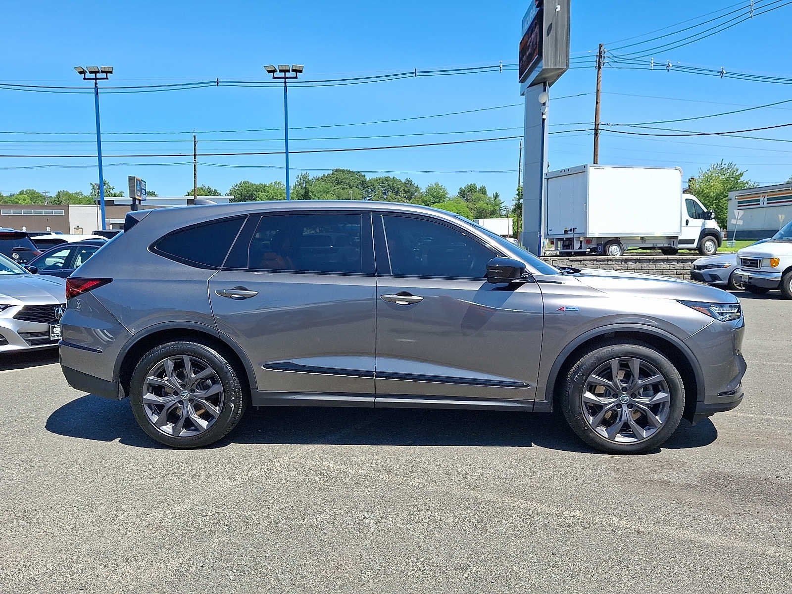 Certified Used 2024 Liquid Carbon Metallic Acura SH-AWD A-SPEC image 8