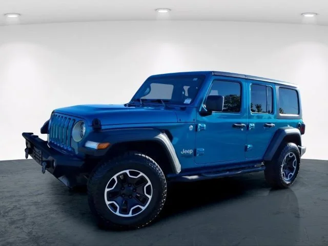 Used 2019 Teal Jeep Unlimited Sport S image 2