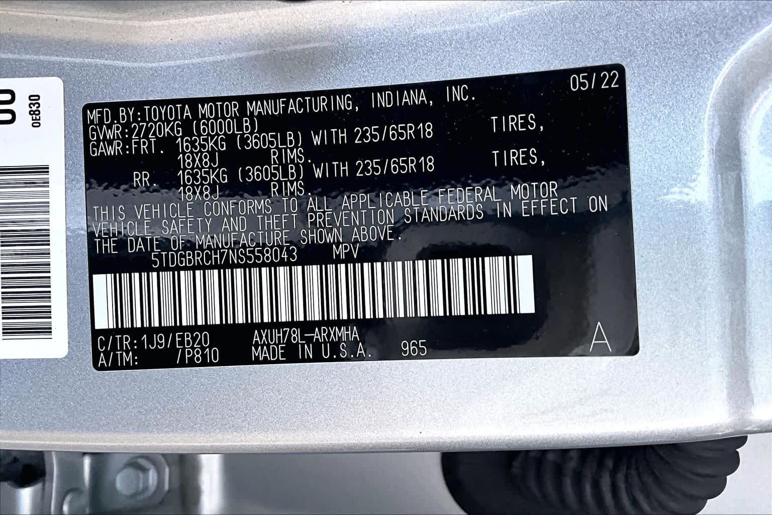 Used 2022 Celestial Silver Metallic Toyota Hybrid XLE image 37