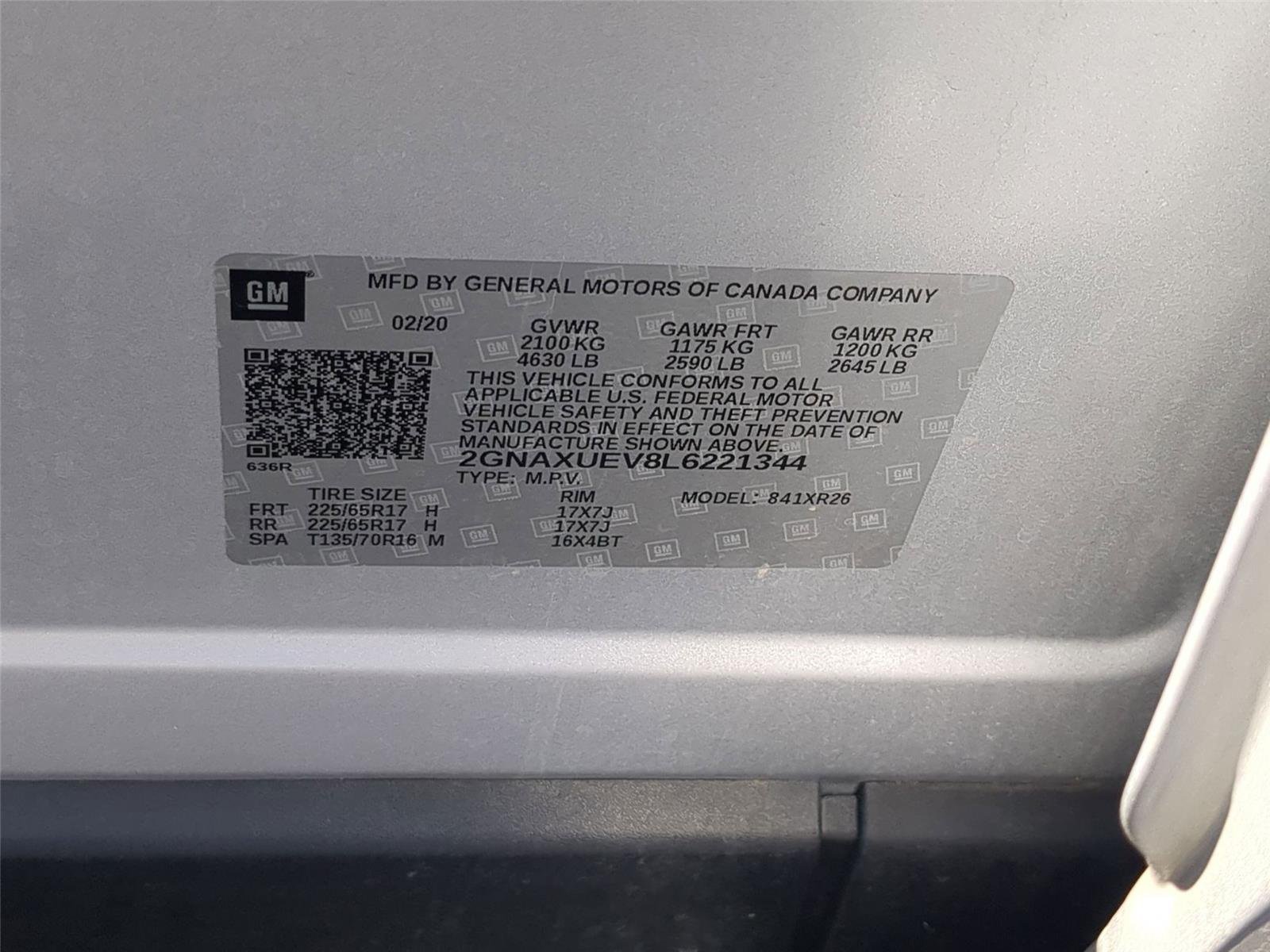 Used 2020 Silver Ice Metallic Chevrolet LT image 39