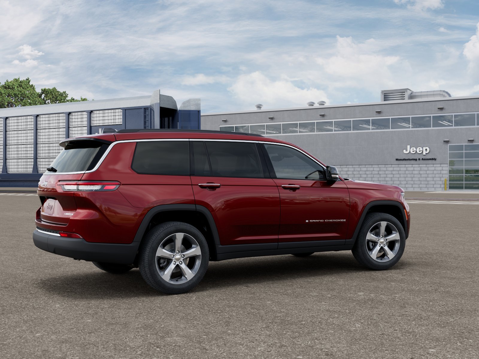 New 2026 Velvet Red Pearl-Coat Exterior Paint Jeep Limited image 2