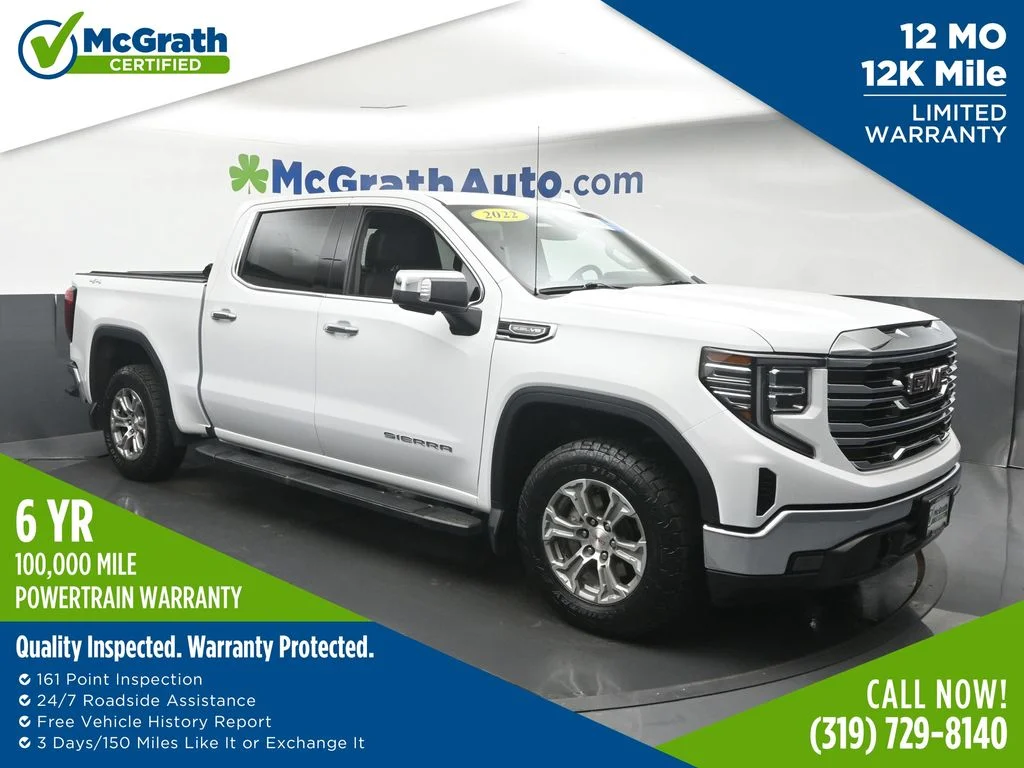 Used 2022 White GMC SLT image 1