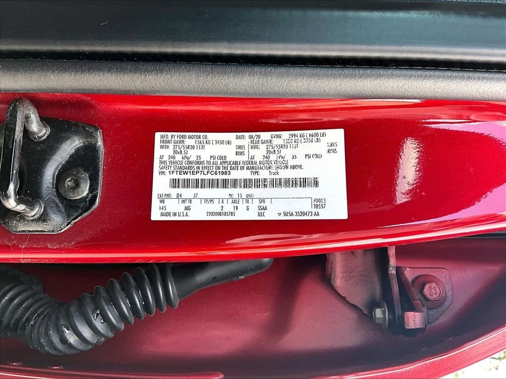 Used 2020 Red Ford XLT image 36