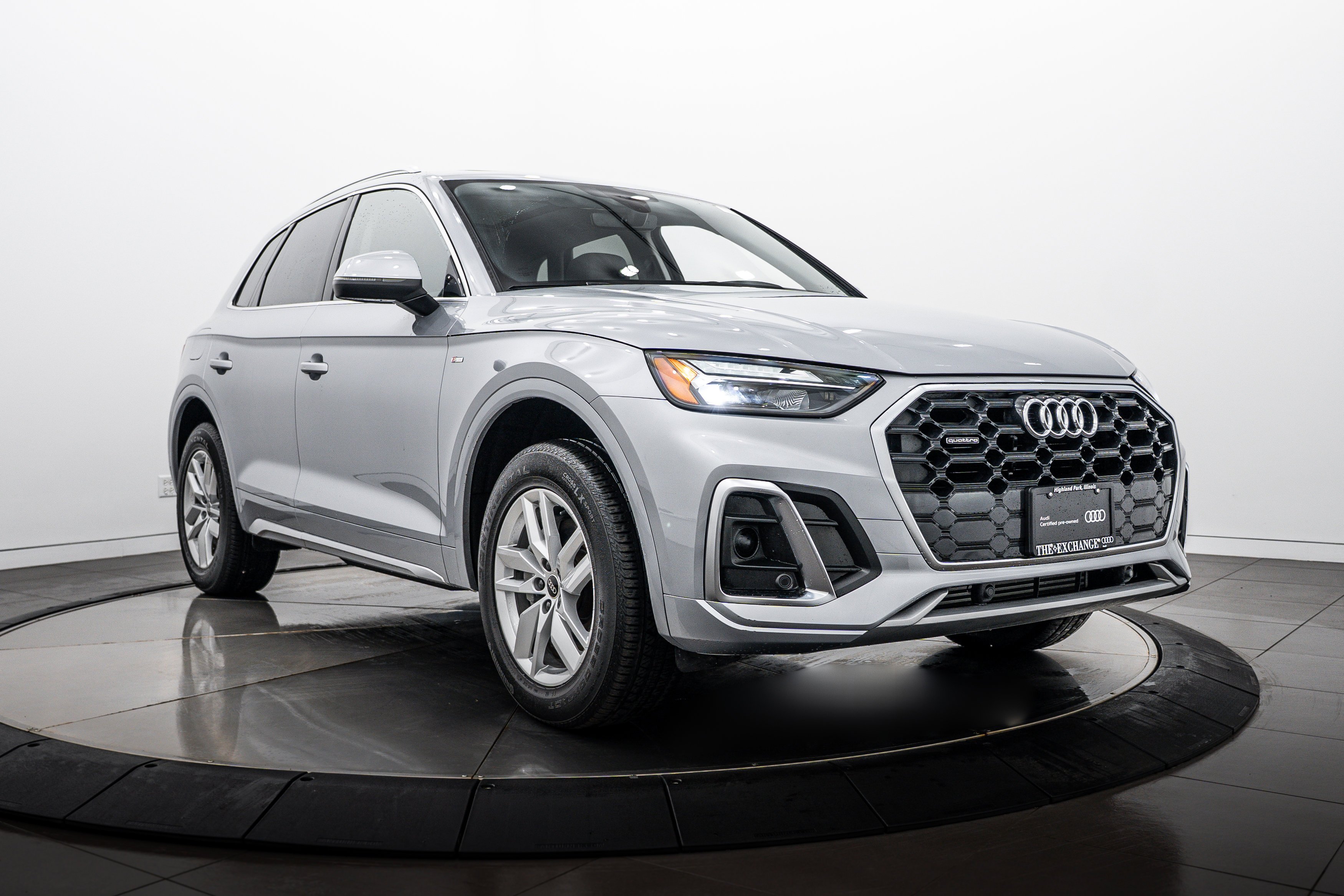 Certified Used 2023 Florett Silver Metallic Audi S line Premium image 2