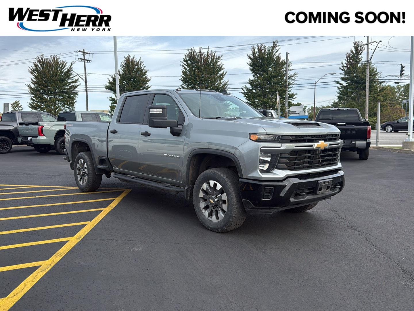 Used 2024 Sterling Gray Metallic Chevrolet Custom image 1