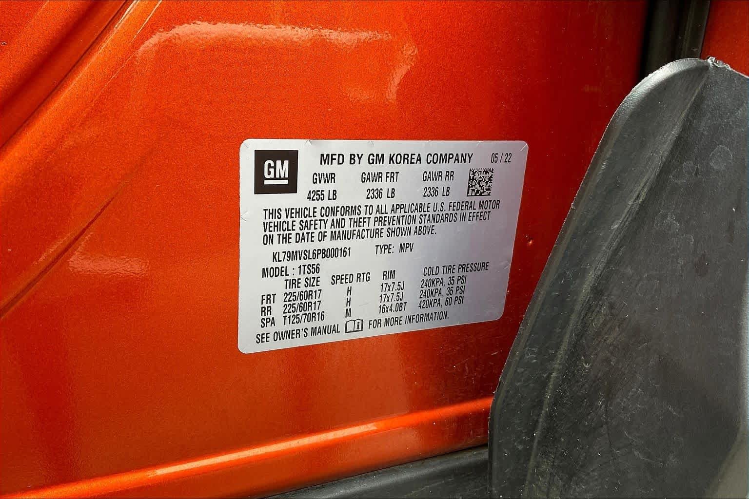 Used 2023 Vivid Orange Metallic Chevrolet ACTIV image 96