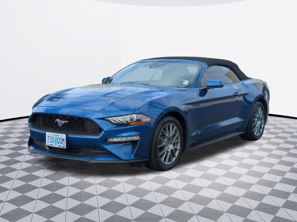 Used 2022 Blue Metallic Ford EcoBoost Premium image 2
