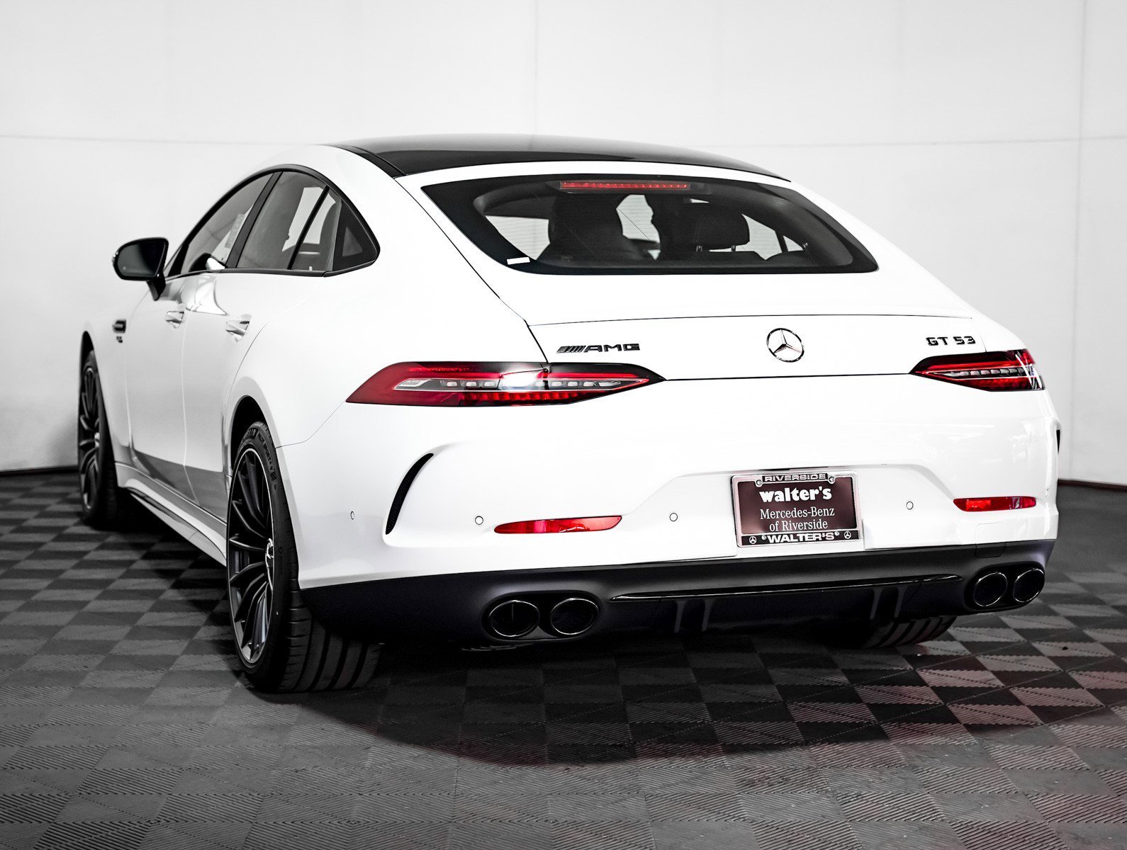 New 2026 MANUFAKTUR Moonlight White Metallic Mercedes-Benz AMG® GT 53 4-Door Coupe image 2