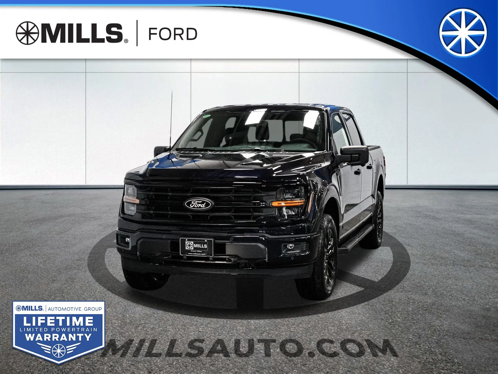New 2026 Antimatter Blue Metallic Ford XLT image 1