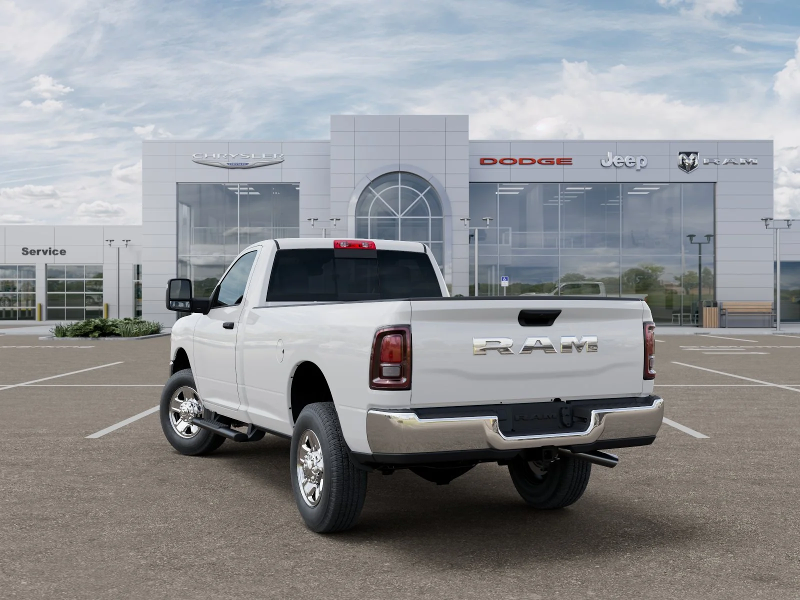 New 2026 Bright White Clear-Coat Exterior Paint RAM Tradesman image 28