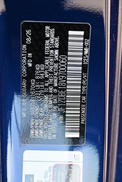 New 2027 Sapphire Blue Pearl Subaru Limited image 18