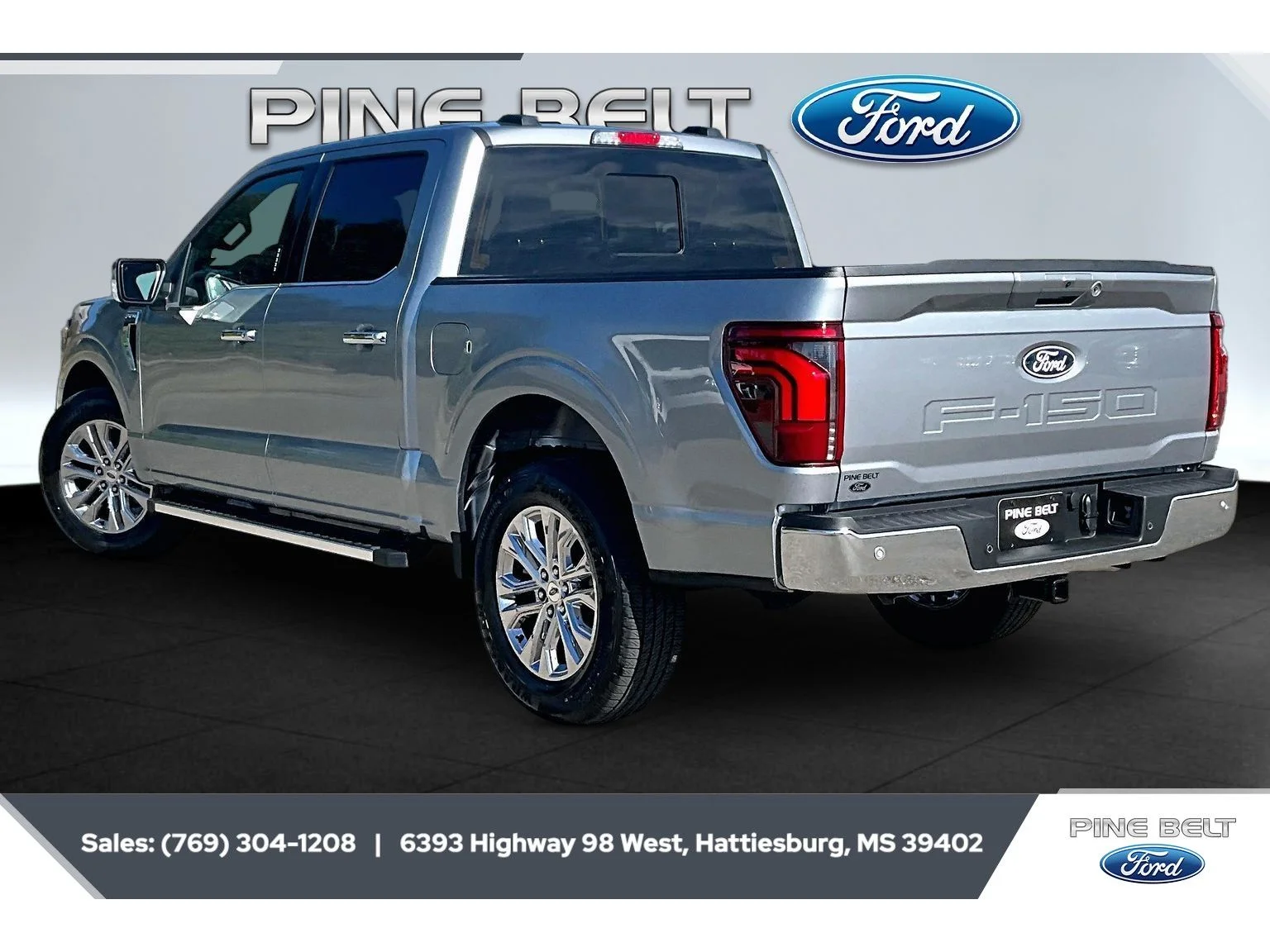 New 2026 Iconic Silver Metallic Ford Lariat® image 2