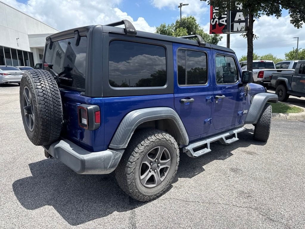 Used 2018 Blue Jeep Unlimited Sport S image 32