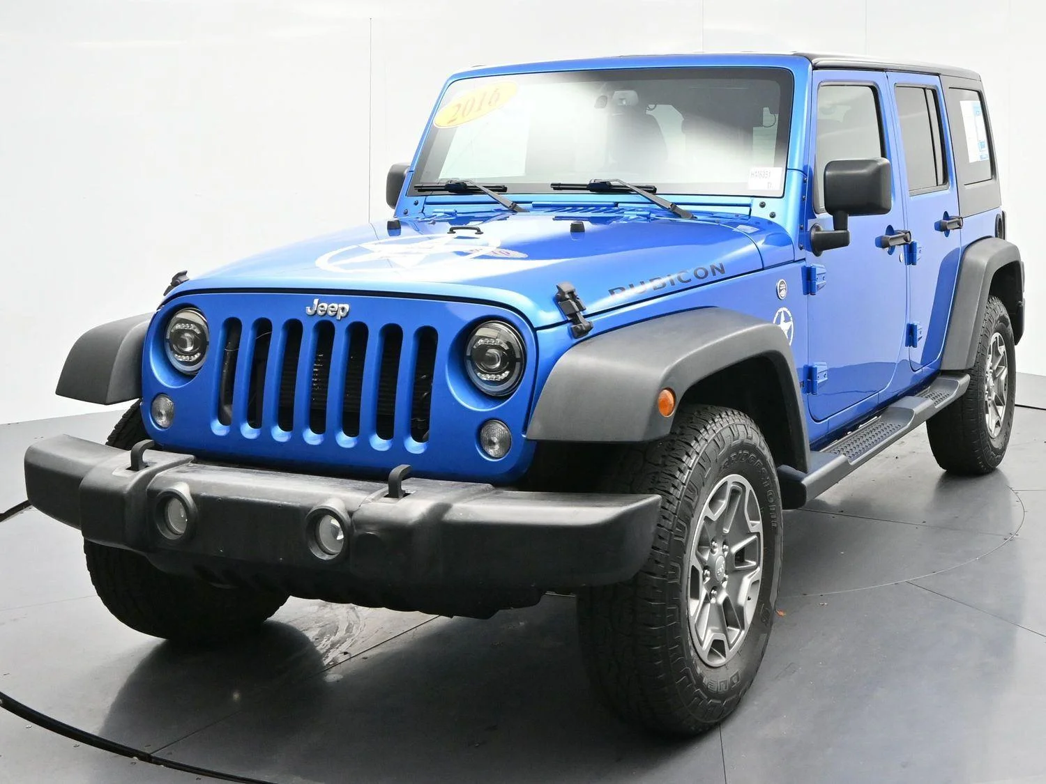 Used 2016 Hydro Blue Pearl Jeep Rubicon image 3