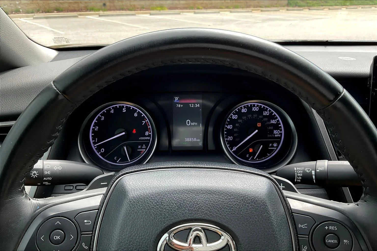 Used 2023 Midnight Black Metallic Toyota SE image 25