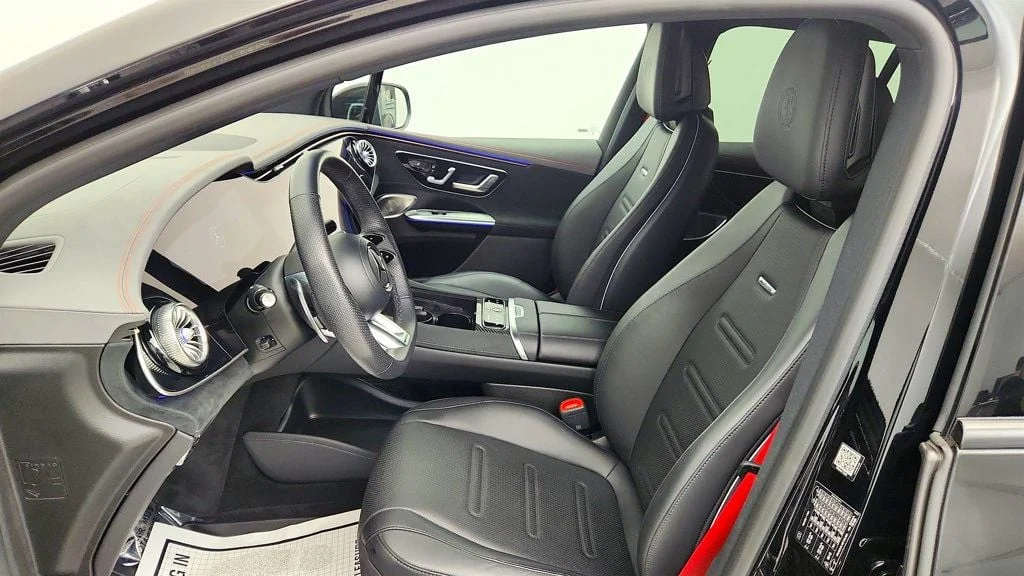 Used 2024 Black Mercedes-Benz AMG® EQE 4MATIC+ SUV w/ Carbon Fiber Trim & AMG® Night Package image 19