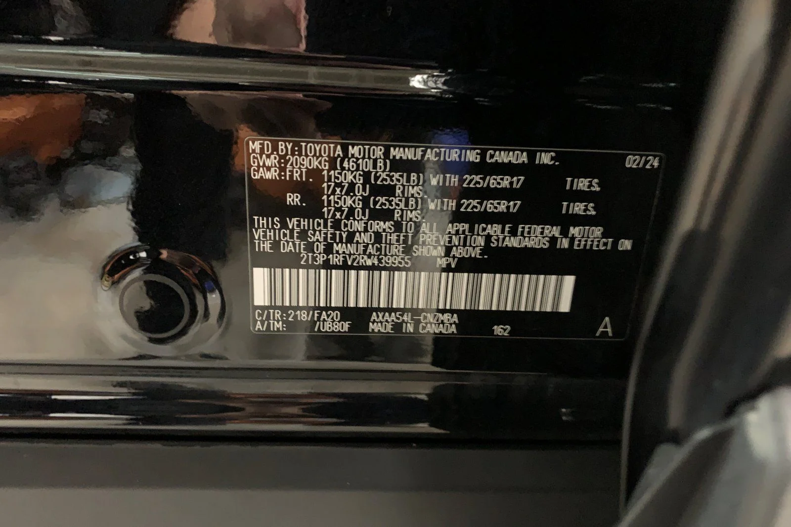 Used 2024 Black Toyota XLE image 34