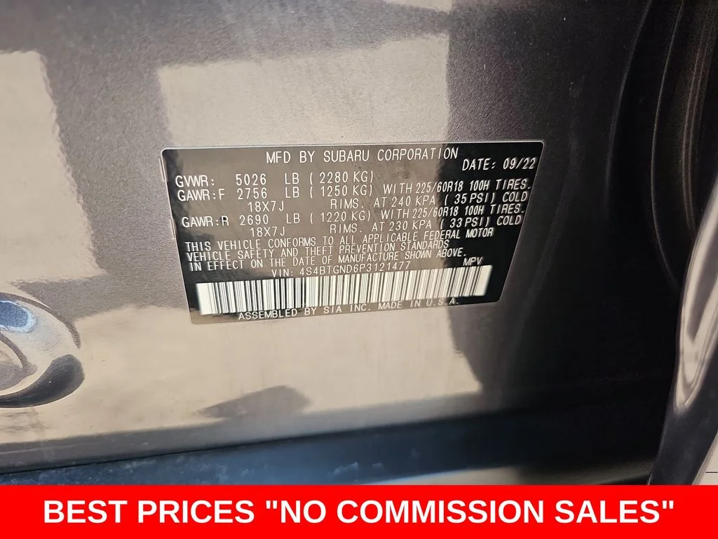 Used 2023 Gray Subaru Limited XT image 43