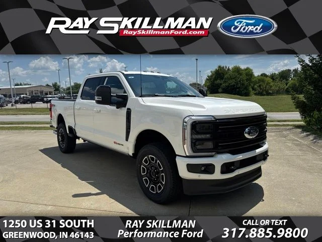 New 2026 Star White Metallic Tri-Coat Ford F-350® Platinum® image 1