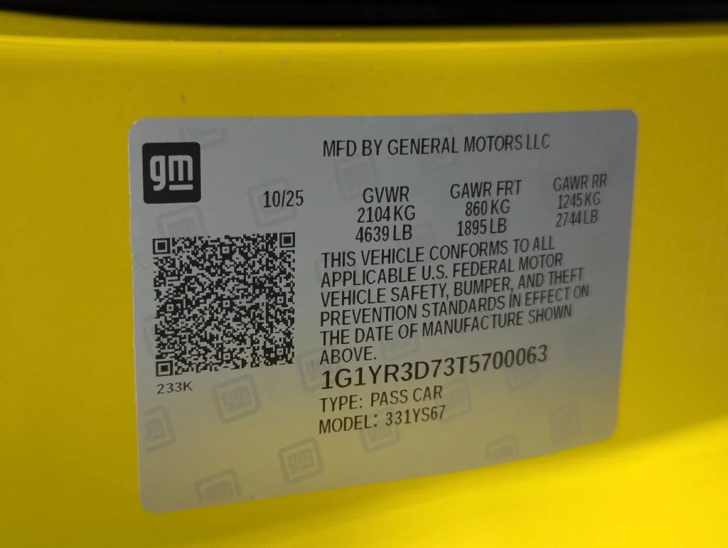 Certified Used 2026 Yellow Chevrolet ZR1X image 60