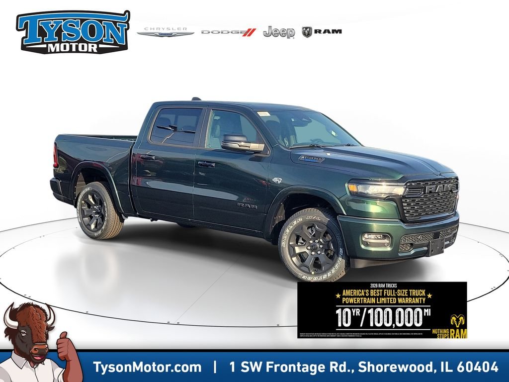 New 2026 Serrano Green Metallic RAM Big Horn/Lone Star image 1
