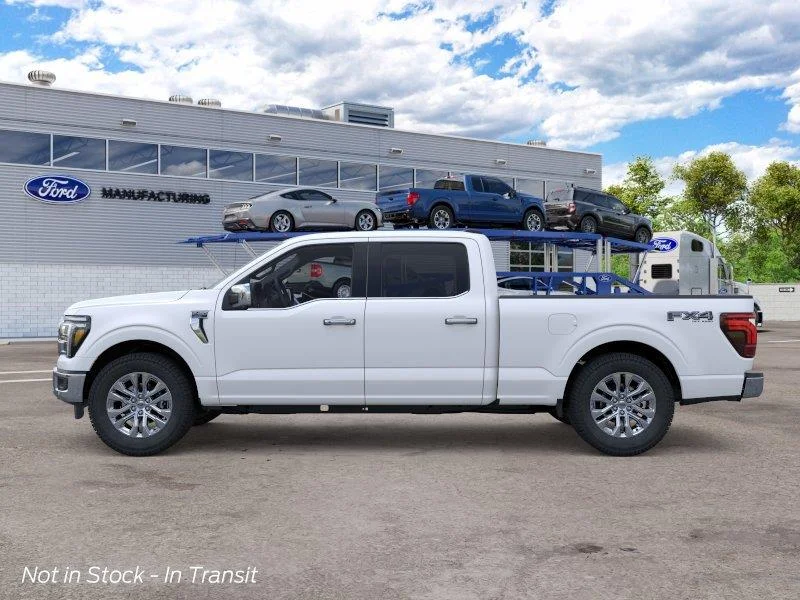 New 2026 Star White Metallic Tri-Coat Ford LARIAT image 4
