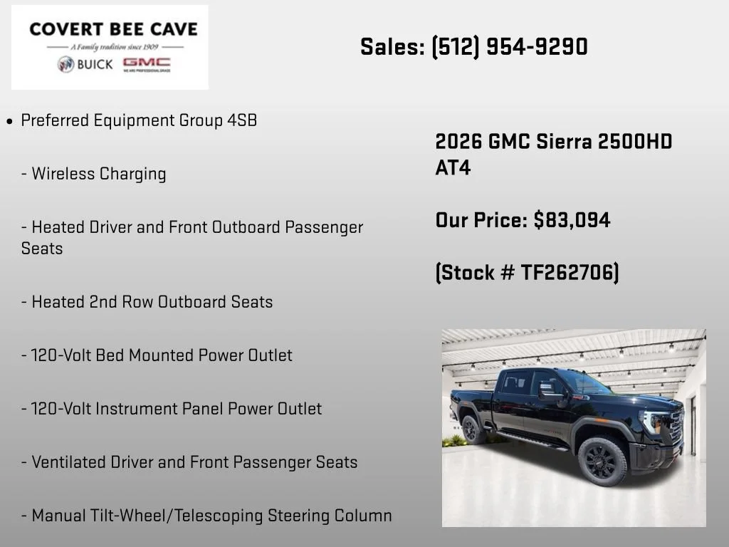New 2026 Onyx Black GMC AT4 image 19