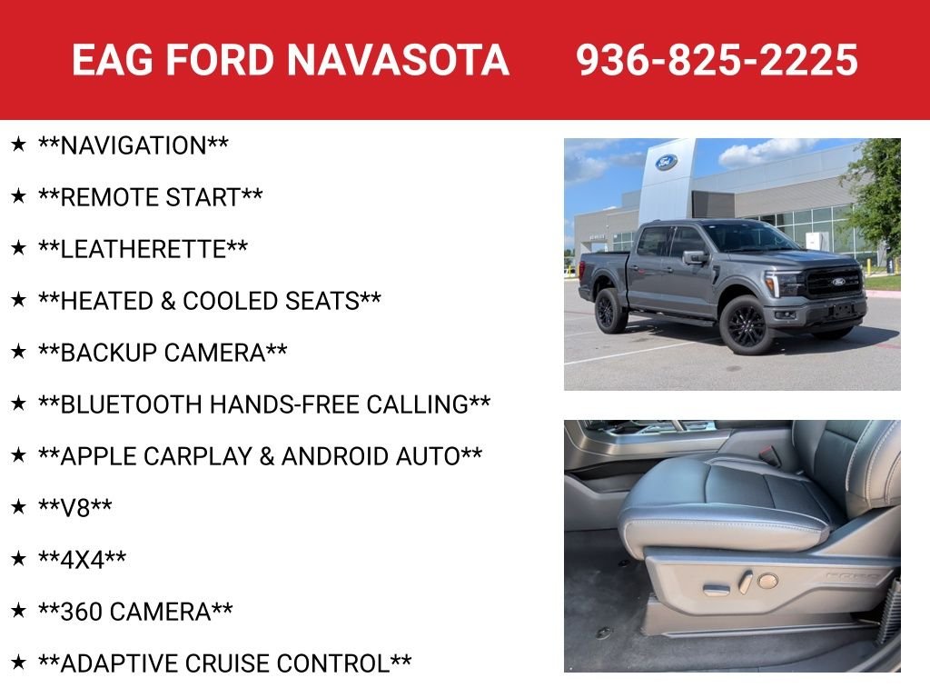New 2026 Carbonized Gray Metallic Ford Lariat® image 4