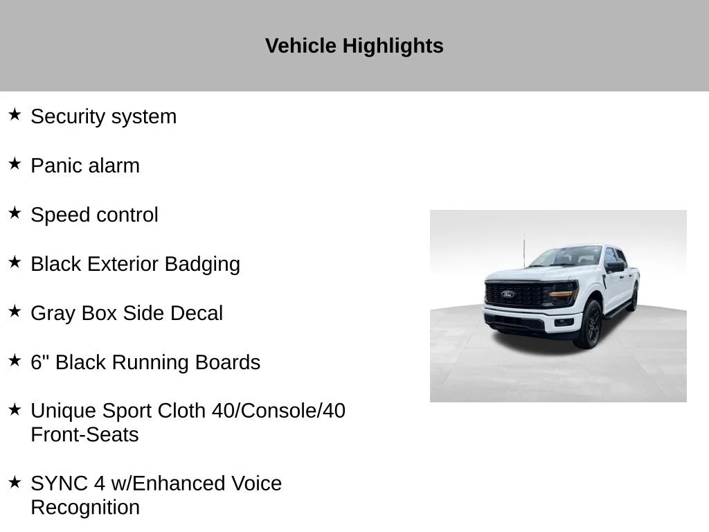 Used 2024 White Ford STX image 45