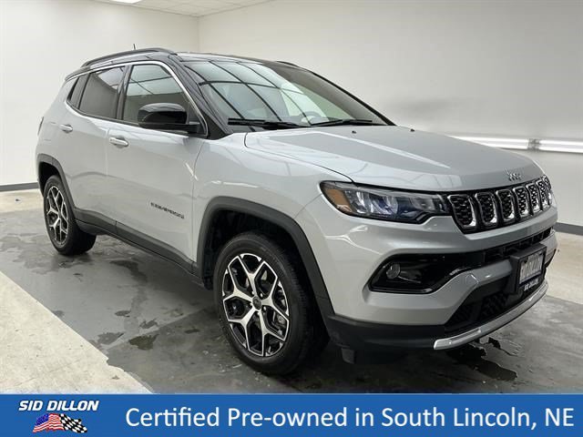 Used 2025 Silver Zynith Metallic Clearcoat Jeep Limited image 3