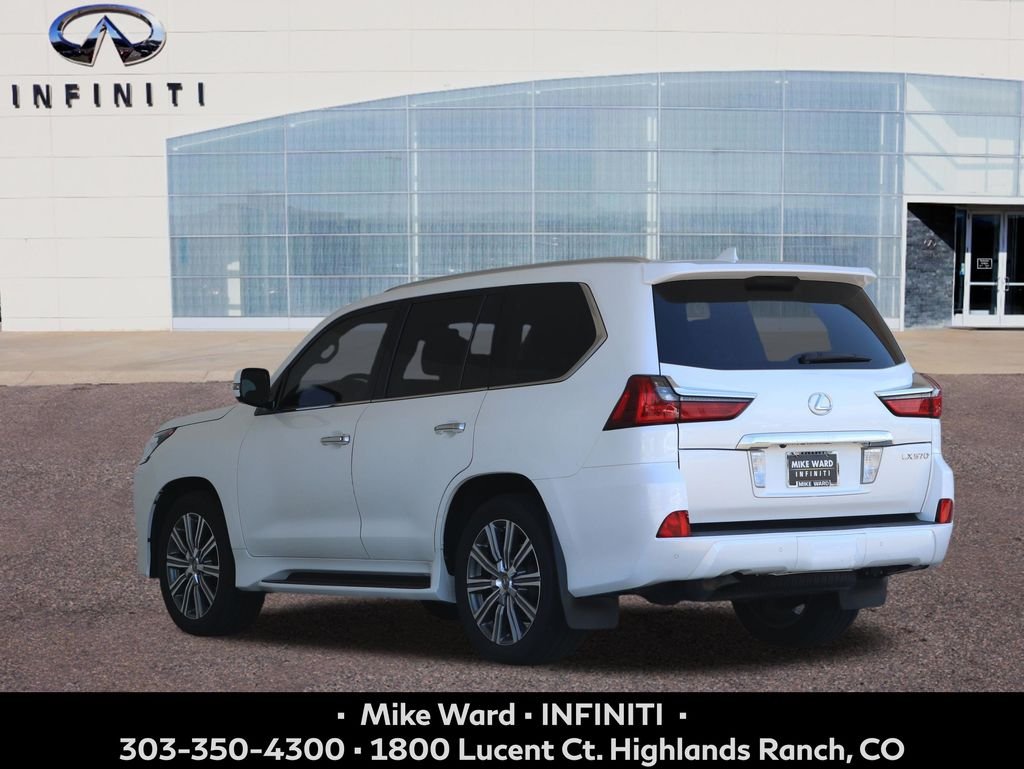 Used 2017 White Lexus 570 image 3