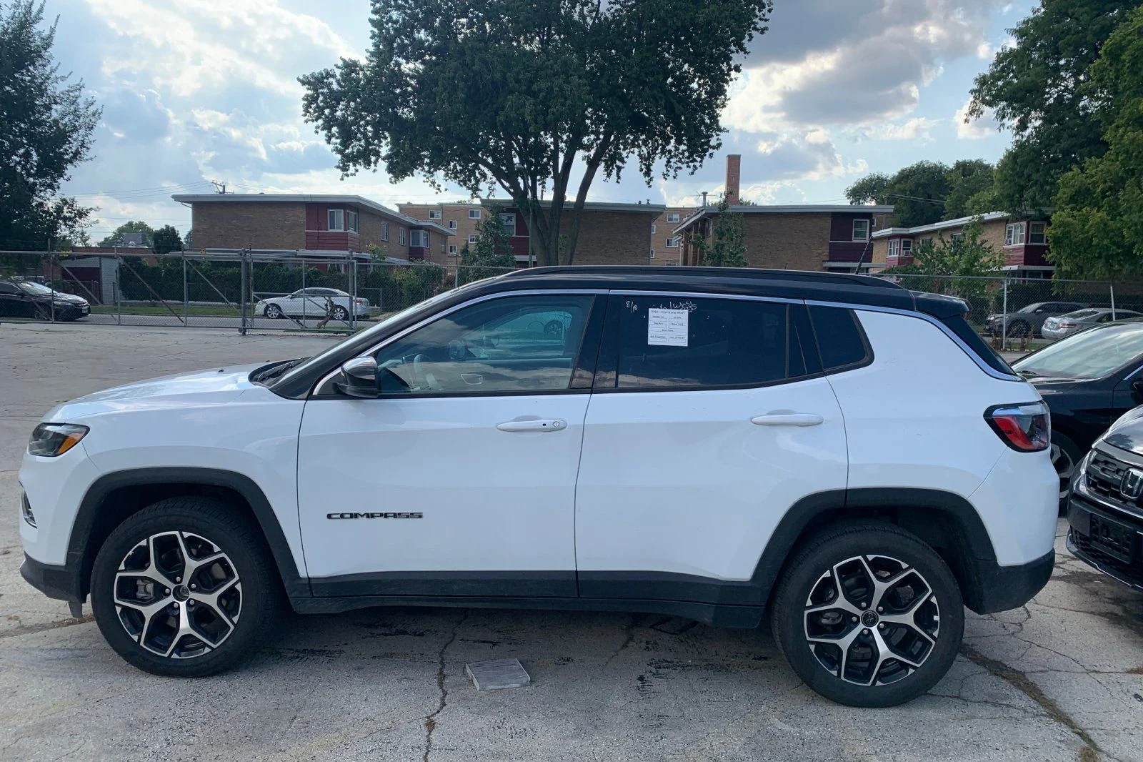 Used 2025 Bright White Clearcoat Jeep Limited image 4