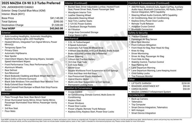 2025 Mazda CX-90 Preferred Package - Photo 38