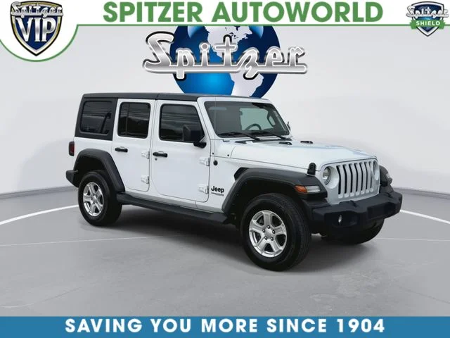 Used 2022 White Jeep Unlimited Sport S image 3