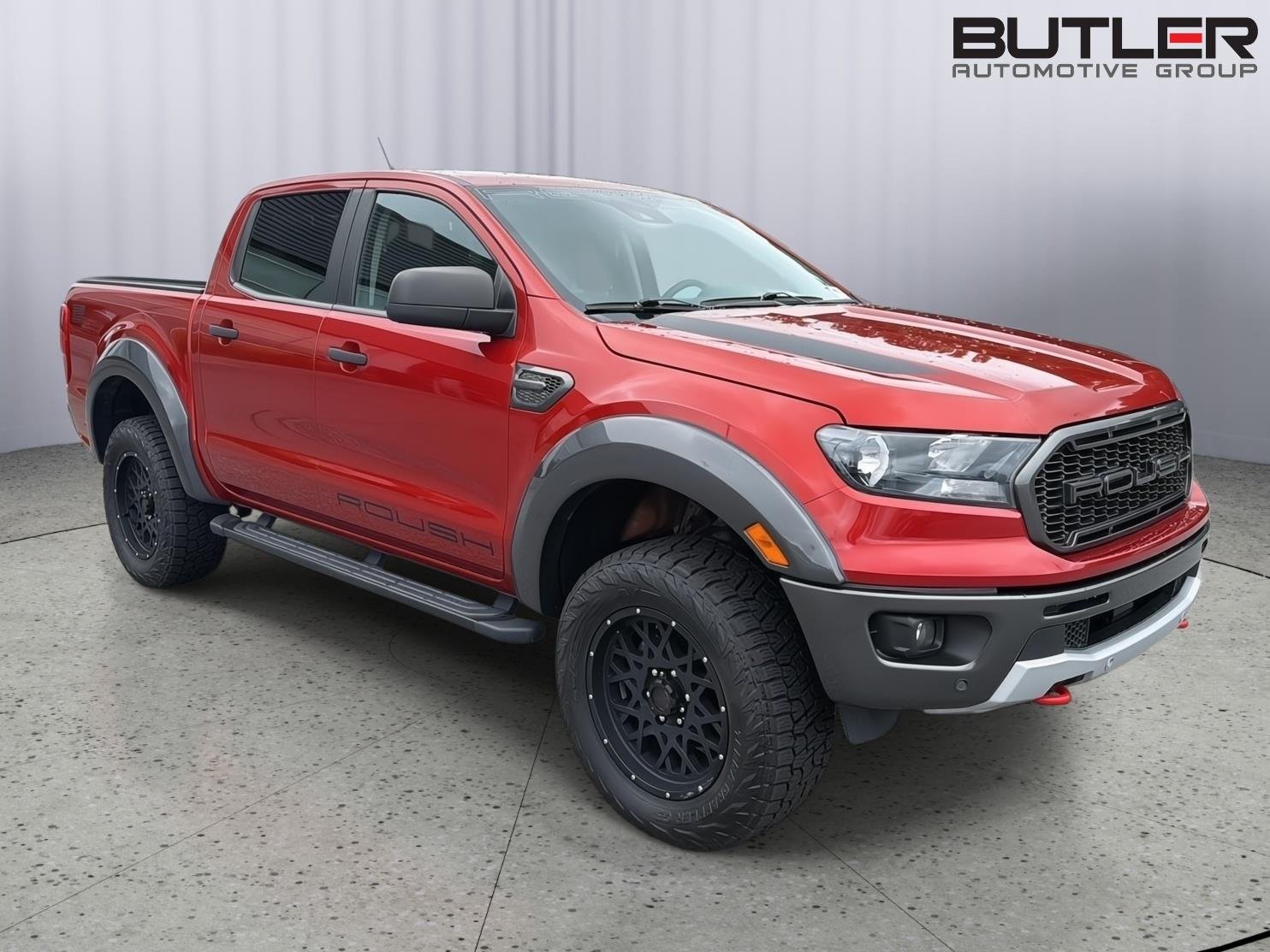 Used 2022 Hot Pepper Red Metallic Tinted Clearcoat Ford XLT Roush image 8