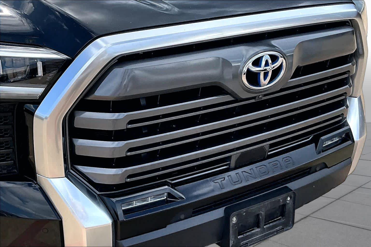 Used 2023 Midnight Black Metallic Toyota Limited Hybrid image 30