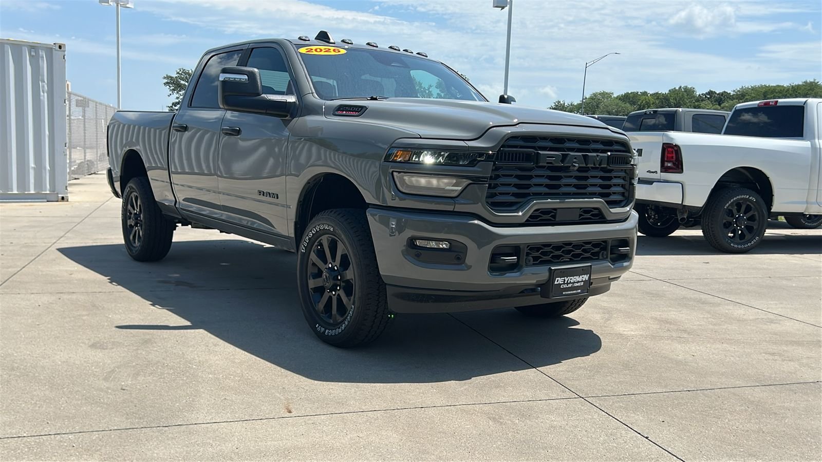 New 2026 Ceramic Gray Clear-Coat Exterior Paint RAM Big Horn image 2